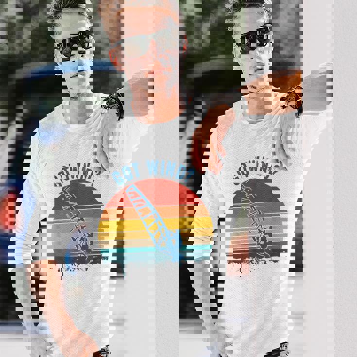 ウィンドサーファーウィンドサーフィンギフト Got Wind 長袖Tシャツ 彼への贈り物