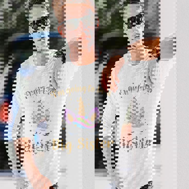 キッズ Bigister ユニコーン I'm Going To Be A Bigister 長袖Tシャツ 彼への贈り物