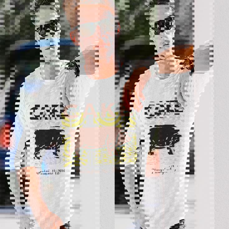 ケーキ 長引き The Magic 長袖Tシャツ 彼への贈り物