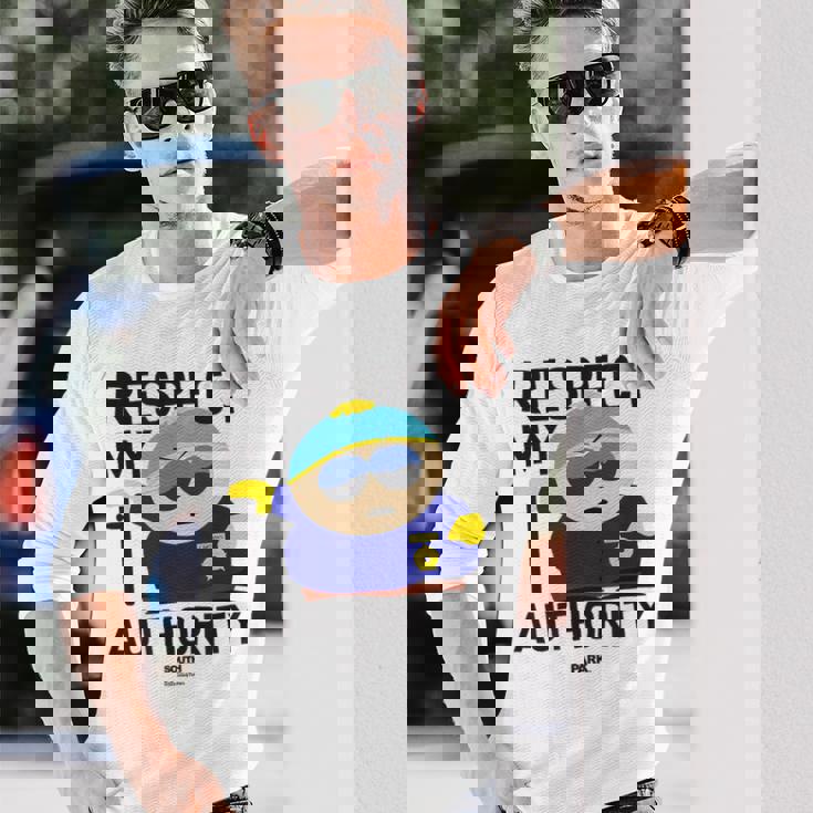 サウスパーク・カートマンリスペクト・マイ・オーソリティ 長袖Tシャツ 彼への贈り物