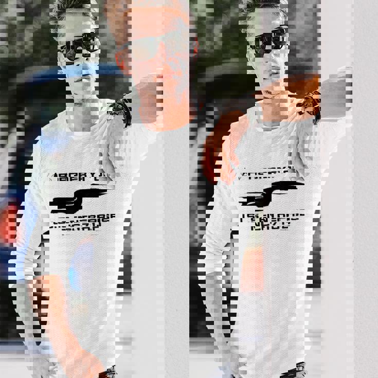 スタートレック 次世代uSSエンタープライズプロファイル 長袖Tシャツ 彼への贈り物