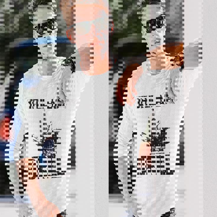 ドリル ベビードリル ドリル 長袖Tシャツ 彼への贈り物