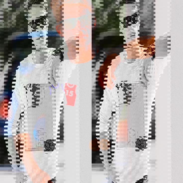 バスケットボール サイン帳 寄せ書き 色紙 先輩 先生 ありがとう、おつかれさま 贈る言葉 メッセージ 長袖Tシャツ 彼への贈り物