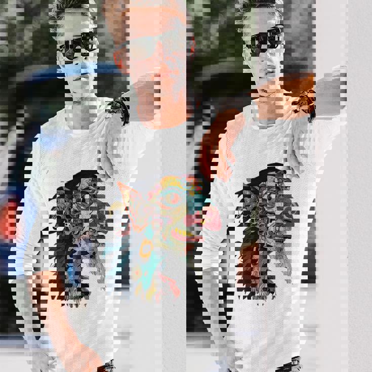 ババヤガ 神話 グラフィック ファンタジー イラスト ババヤガ 長袖Tシャツ 彼への贈り物