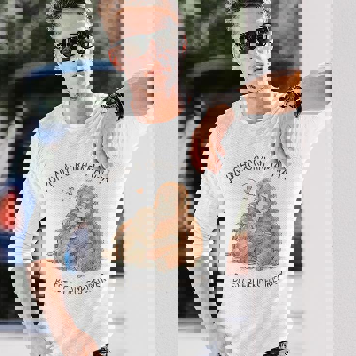 パンチとオランママのベスト・フレンズ・フォーエバー 長袖Tシャツ 彼への贈り物