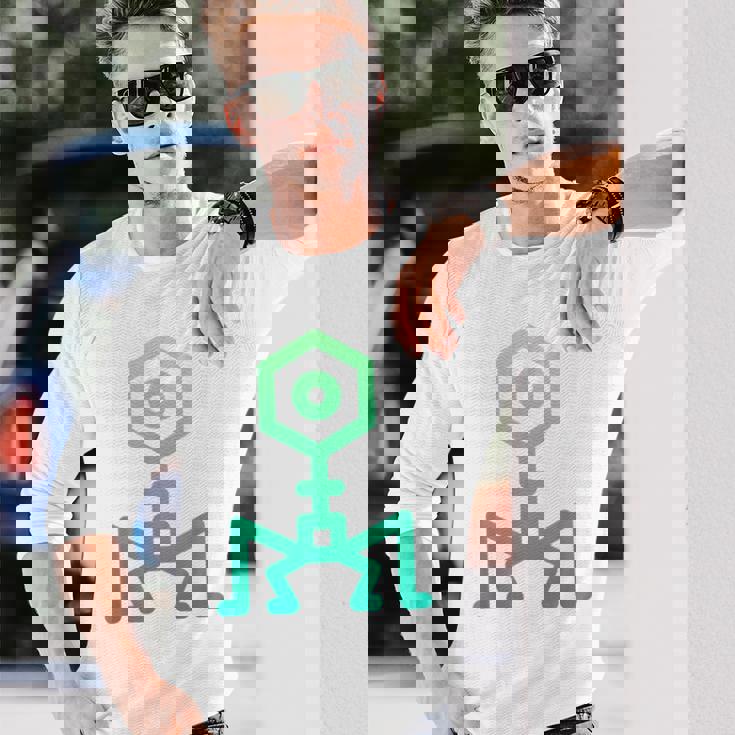 ファージバクテリオファージ療法 微生物学 長袖Tシャツ 彼への贈り物