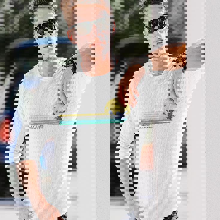 レトロオウム ピックルボール 長袖Tシャツ 彼への贈り物