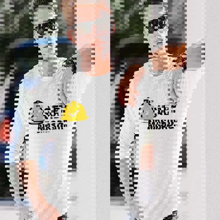 安全アンバサダー 長袖Tシャツ 彼への贈り物