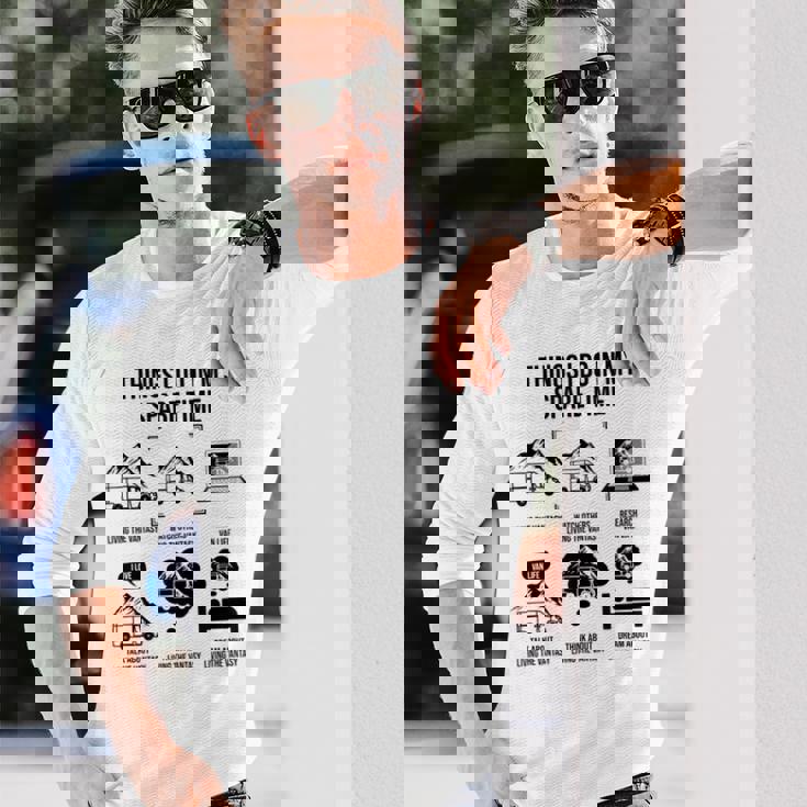 暇なときにやること、キャンピングカー、キャンピングカー 長袖Tシャツ 彼への贈り物