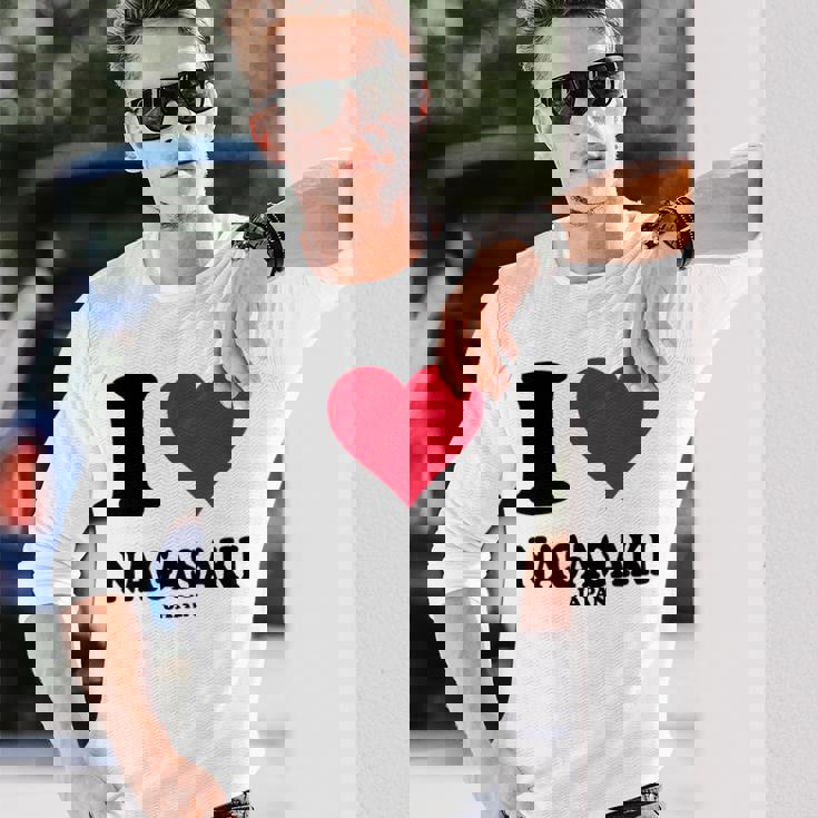 長崎が大好き 長袖Tシャツ 彼への贈り物