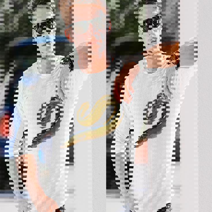 電気 ウナギ 長袖Tシャツ 彼への贈り物