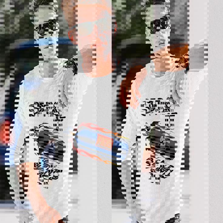 面白いドラッグレースカーnosスプレー Itend It 長袖Tシャツ 彼への贈り物