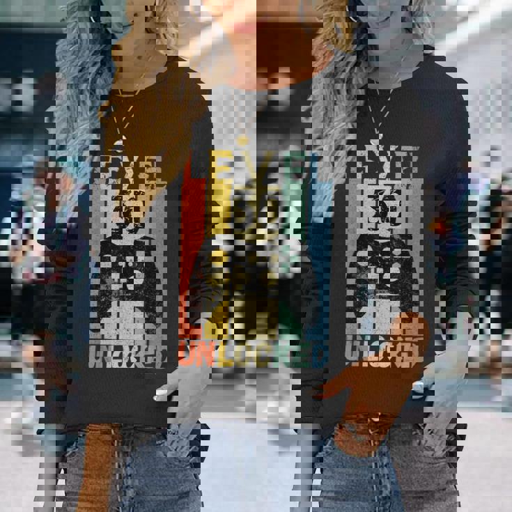 30歳の誕生日 レベル30 ロック解除 ビデオゲーム ゲーマー 男の子 ギフト 長袖Tシャツ 彼女への贈り物