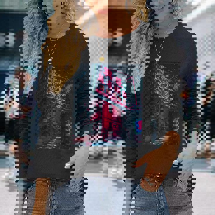 Cyberpunk Clothing、香港サイバーパンクストリートウェア 長袖Tシャツ 彼女への贈り物