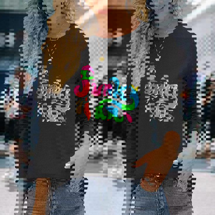 Funky I Am Funky おれはファンキー 長袖Tシャツ 彼女への贈り物