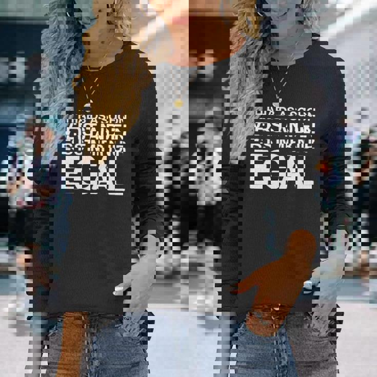 Ich Hab Daschonerstanden 面白いドイツ語の言葉 長袖tシャツ 長袖Tシャツ 彼女への贈り物