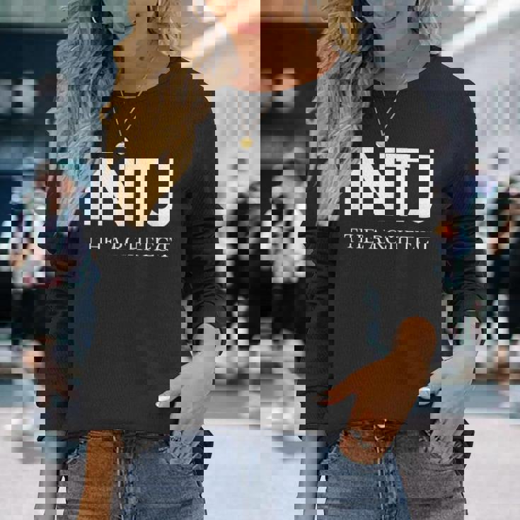 Intj 建築家 Intj 長袖Tシャツ 彼女への贈り物