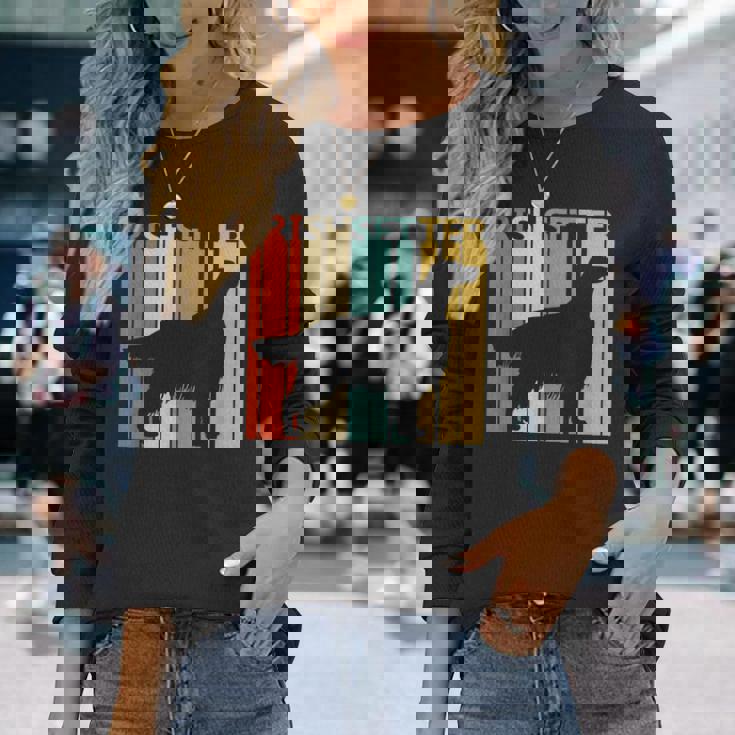 Irishetter アイリッシュ・セッター 長袖Tシャツ 彼女への贈り物