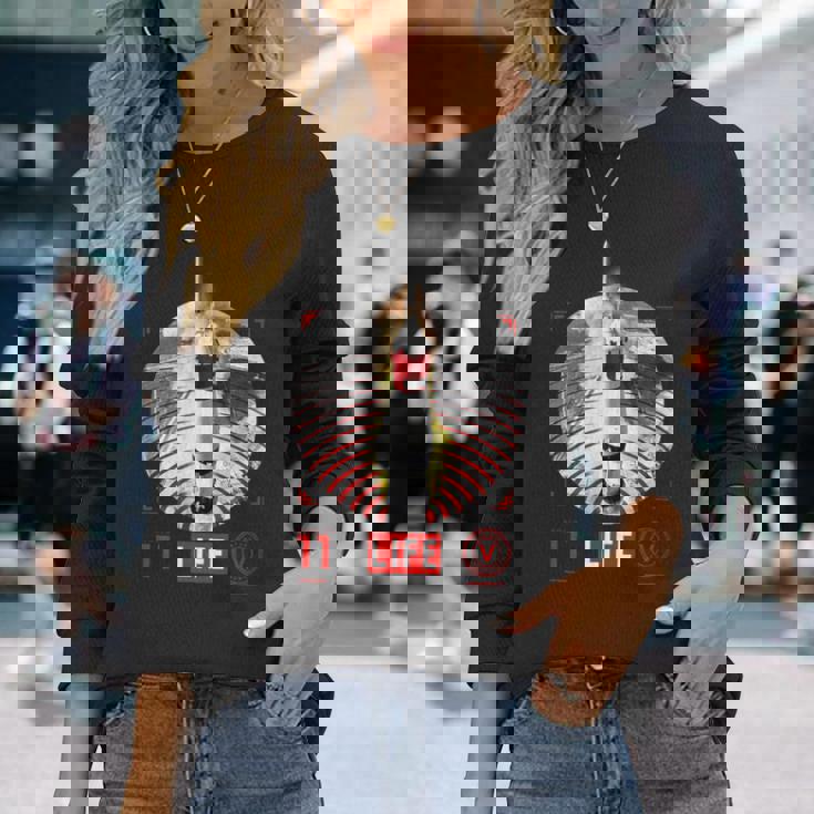 Life Picture Collection アポロ11号（1） 長袖Tシャツ 彼女への贈り物