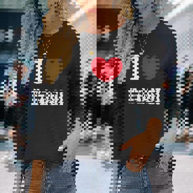 I Love Itabashi アイラブ板橋アイラブ浅草 長袖Tシャツ 彼女への贈り物