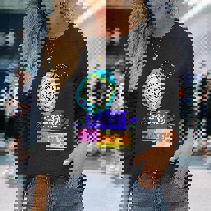 Made In The 90S 懐かしいたまごっちtシャツ 長袖tシャツ 長袖Tシャツ 彼女への贈り物