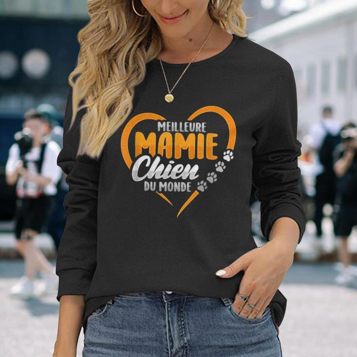 Sweat à Capuche 'Meilleure Mamie Chien Du Monde' - Motif Humoristique Pour Grand-mère Propriétaire De Chien - Taille Unique Classique