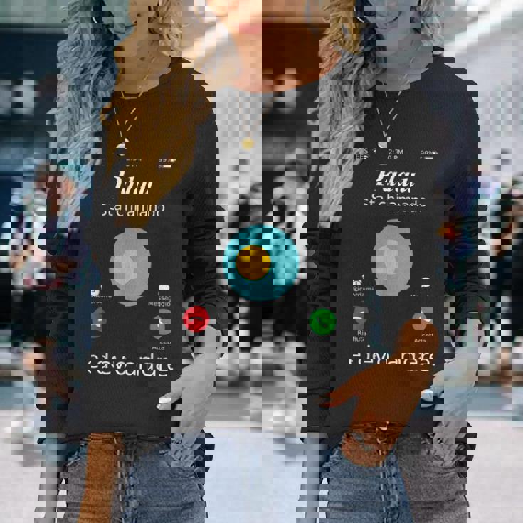 Palau Is Calling And Gotta Go パラオシャツ 長袖Tシャツ 彼女への贈り物