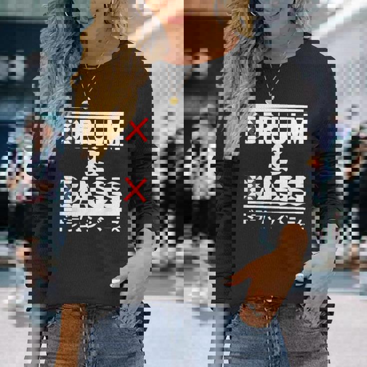 Rum And Ass Drum And Bass Long Sleeve T-Shirt Gifts for Her