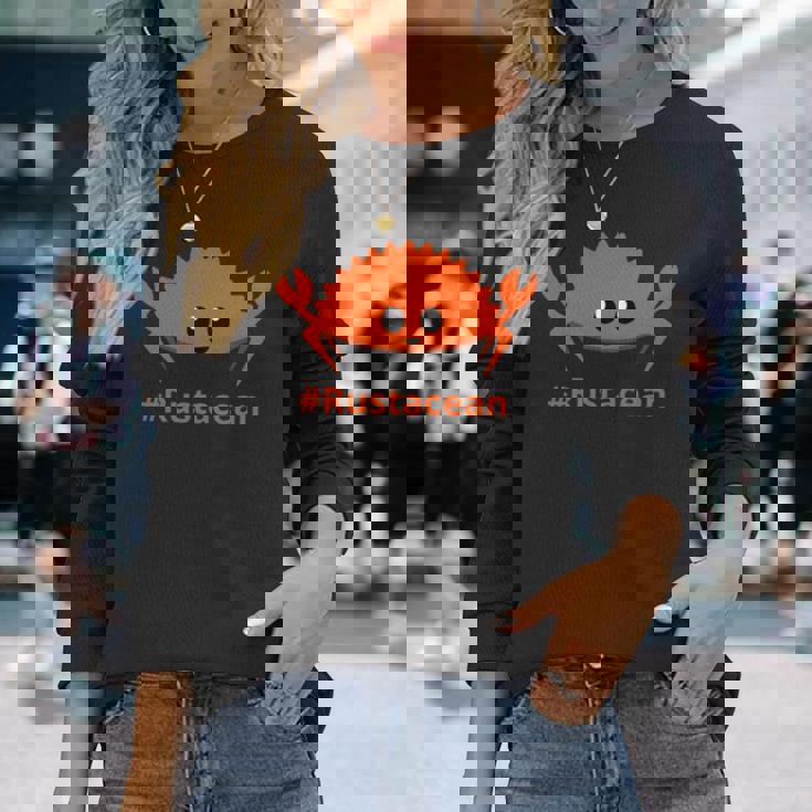 Rustプログラミング言語tシャツ – システムプログラマー開発者 長袖tシャツ 長袖Tシャツ 彼女への贈り物