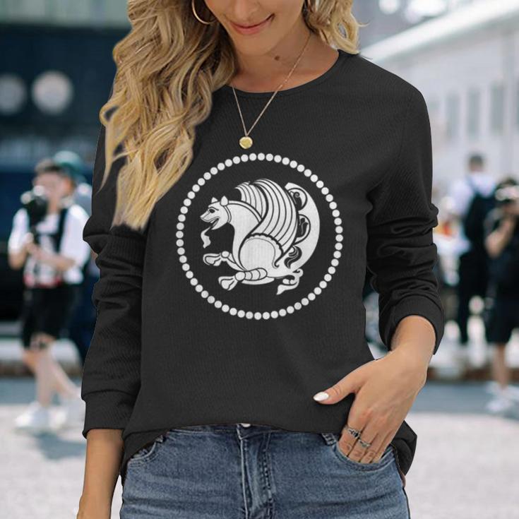 Simorgh Le Phoenixymbole De La Persie Ancienne T-shirt à manches longues Cadeaux pour elle