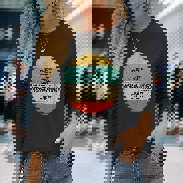 Sql プログラマーシャツ 長袖Tシャツ 彼女への贈り物