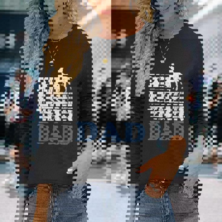 Uomo Jack Russel Terrier Papà Maglietta a maniche lunghe Regalos para ella