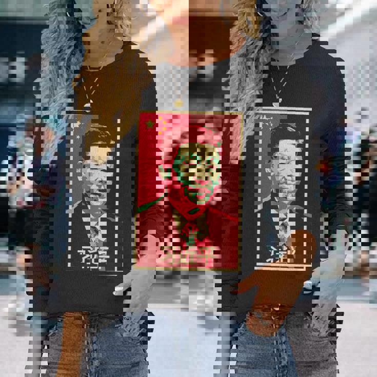 Xi Jinping China 習近平中国国家主席中国中国国家主席中国 長袖Tシャツ 彼女への贈り物