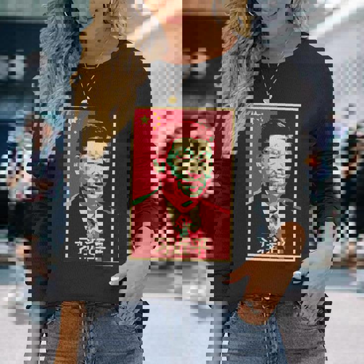 Xi Jinping China 習近平中国国家主席中国中国国家主席中国 長袖tシャツ 長袖Tシャツ 彼女への贈り物