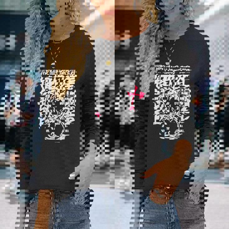 【クレイジー・オリー】Super Kawaii Zombie Idol 黒 長袖Tシャツ 彼女への贈り物