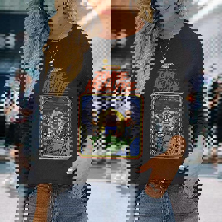 はじめてのゾンビ黙示録 長袖Tシャツ 彼女への贈り物