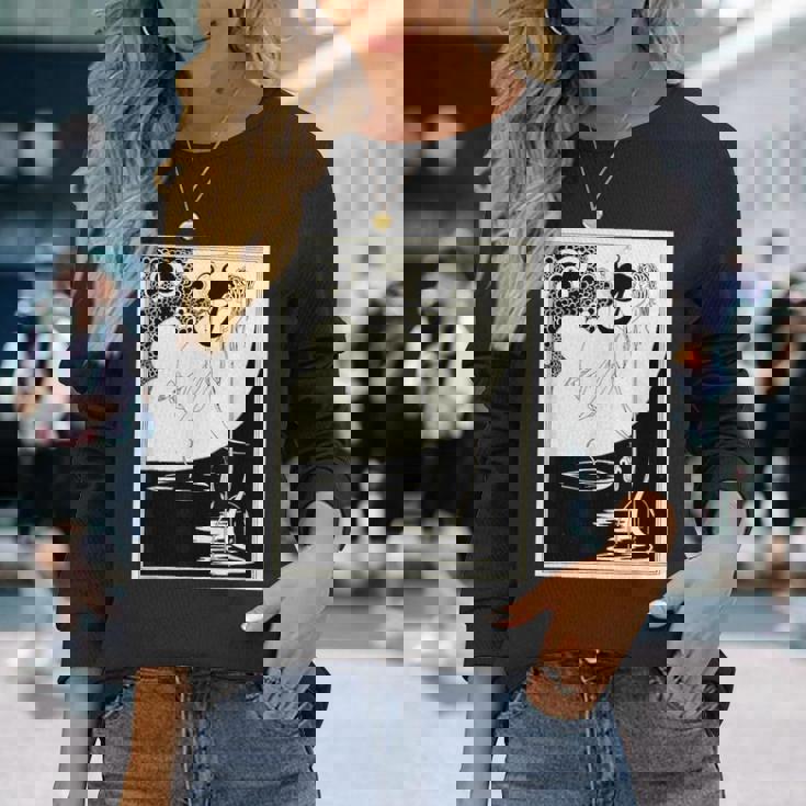 オーブリー・ビアズリーによるクライマックス1893 長袖Tシャツ 彼女への贈り物