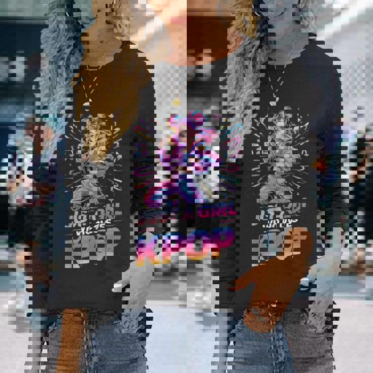 ガールズ K-Pop 長袖Tシャツ 彼女への贈り物