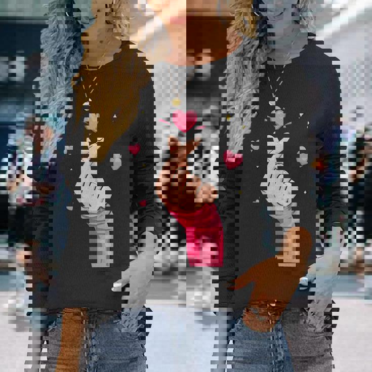 メンズ レディース キッズ グラフィックデザイン バレンタイン ハート ラブ 長袖Tシャツ 彼女への贈り物