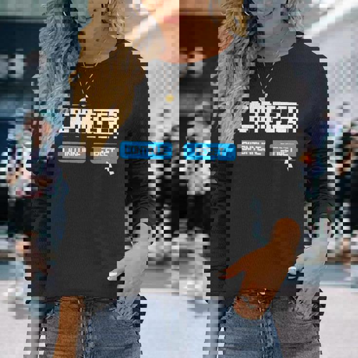 キャリアリセット転職 長袖Tシャツ 彼女への贈り物