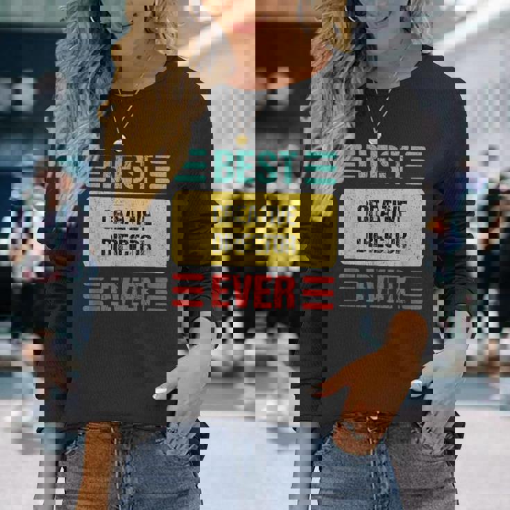 クリエイティブディレクター 長袖Tシャツ 彼女への贈り物