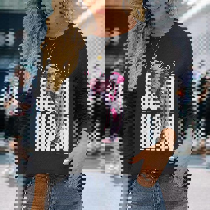 ゲーマープレイヤー愛好家向けジュリハンキャラクター 長袖Tシャツ 彼女への贈り物