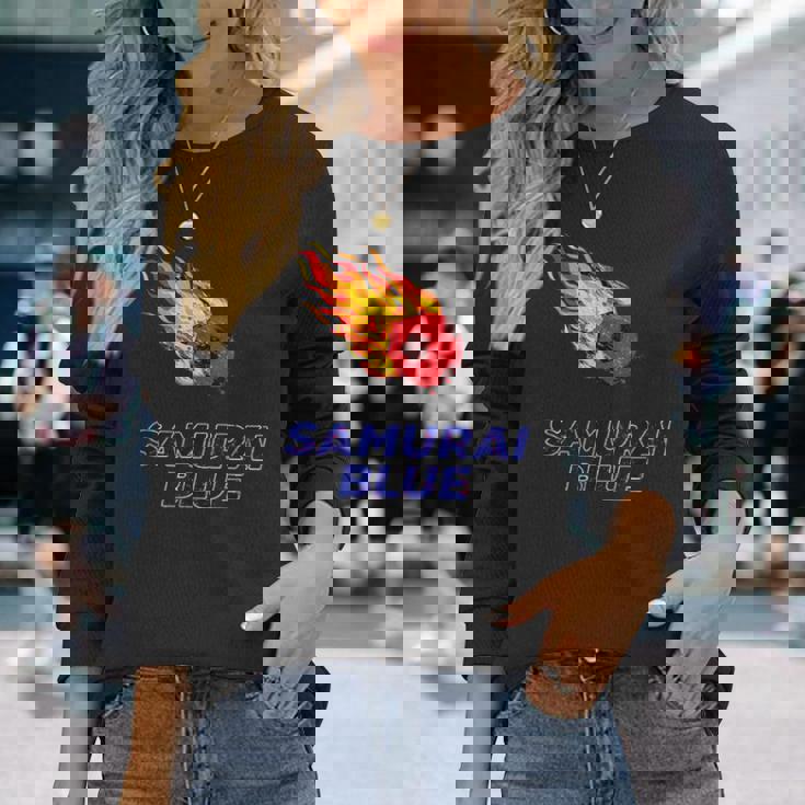 サムライブルーamurai Blue 日本サッカー代表 長袖Tシャツ 彼女への贈り物