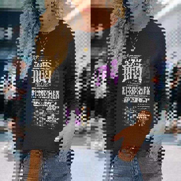 ジェームス・ブラウン・フェア・ヘイブン・アリーナ 長袖Tシャツ 彼女への贈り物