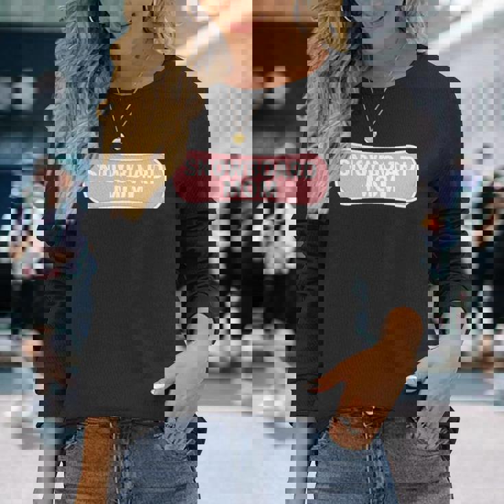 スノーボード ママ スノーボード 母の日 親 ママ ママ 長袖tシャツ 長袖Tシャツ 彼女への贈り物