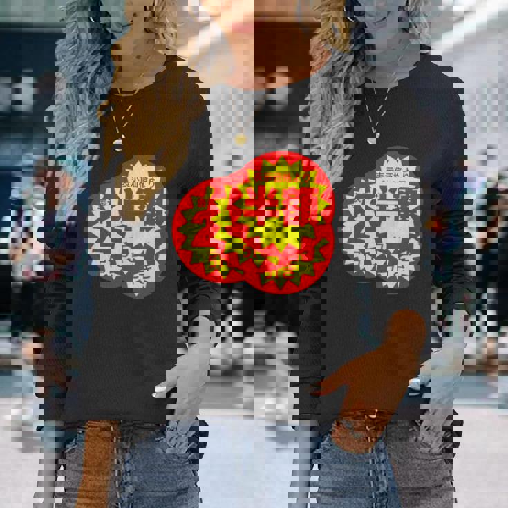 スーパーのラベル 値札 シール『半額 値下げ』【パロディ】変なデザイン 面白い ギャグ お笑い ネタ ウケる 長袖Tシャツ 彼女への贈り物