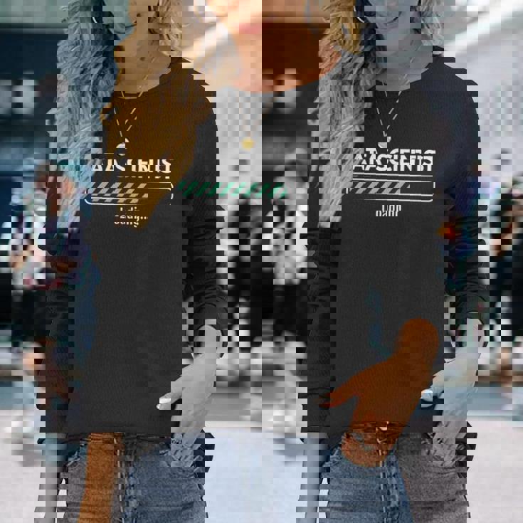 データサイエンティスト 読み込み学習データサイエンス。 長袖Tシャツ 彼女への贈り物