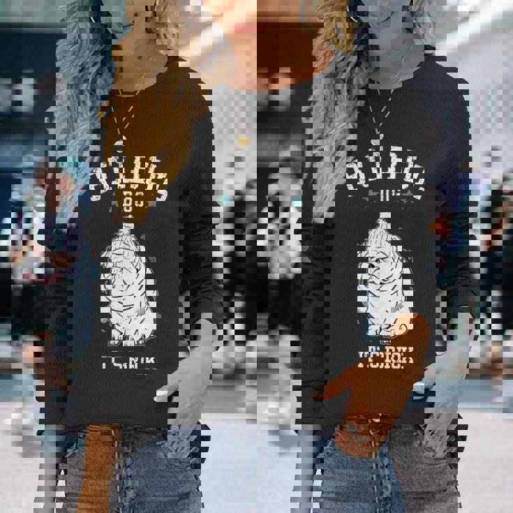 ブルブルドッグ 長袖Tシャツ 彼女への贈り物