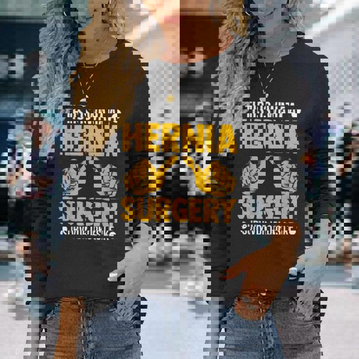 ヘルニア 手術 患者 回復 お見舞い 駄じゃれ 長袖Tシャツ 彼女への贈り物