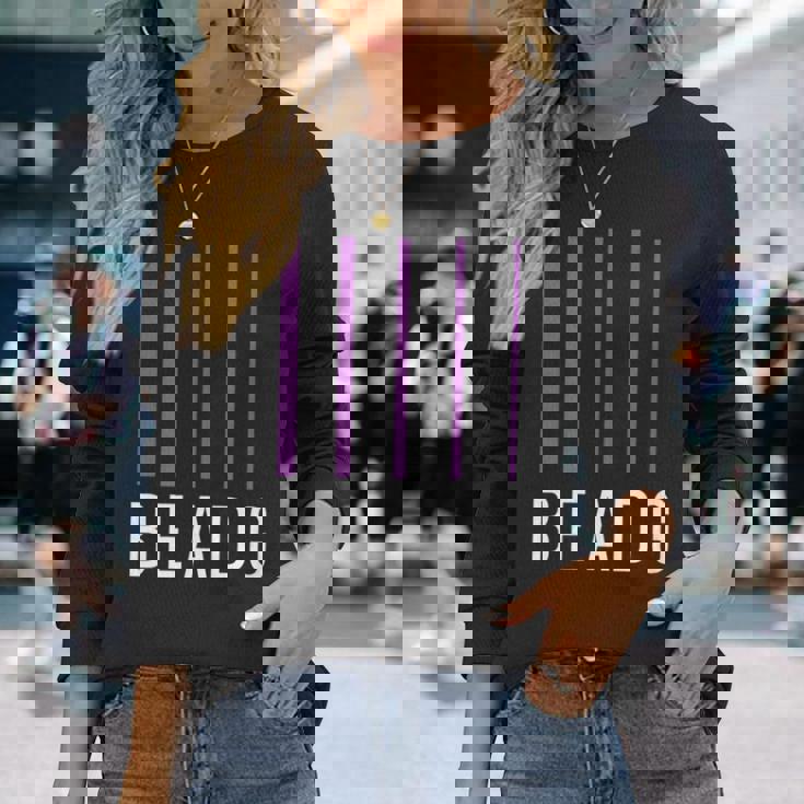 ベースギタリストギフト Beadg 5弦 長袖Tシャツ 彼女への贈り物